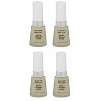 Revlon Quick Dry Base Coat, 0.5 Ounce (4 Pack) + FREE Assorted Purse Kit/Cosmetic Bag Bonus Gift