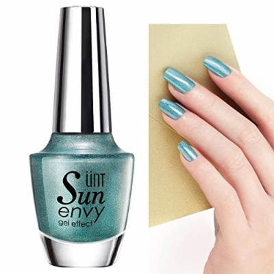 UNT Gel Effect Nail Polish, No Led UV Needed Dry Fast Gel Effect Nail Lacquer Clear High Gloss Professional Nail Polish - 0.5oz/15ml (NV385) W Free Gift