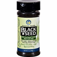 2 Pack of Black Seed Black Cumin Seed - Ground - 4 oz - Gluten Free -