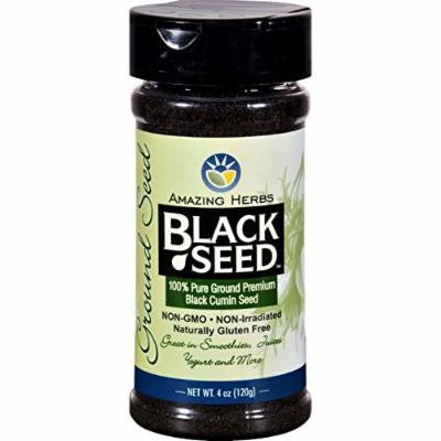 2 Pack of Black Seed Black Cumin Seed - Ground - 4 oz - Gluten Free -