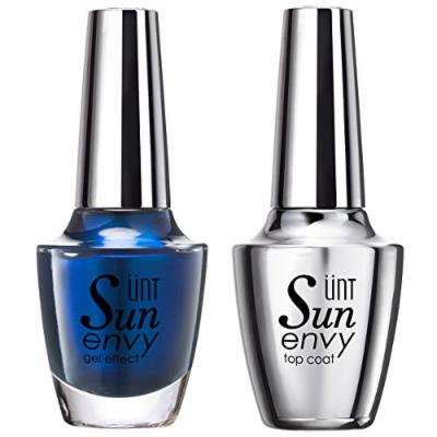 No Led UV Needed Gel Effect Nail Polish Lacquer + Gel Effect Top Coat Dry Fast, 15ml/0.5oz Each (Top Coat + NV355) W Free Gift