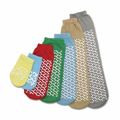 Patterson Medical Single-Tread Slippers - Large, Blue, 6 Pairs Per Pack