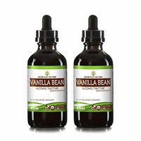 Organic Vanilla Bean Dried Bean Alcohol Tincture Supplement