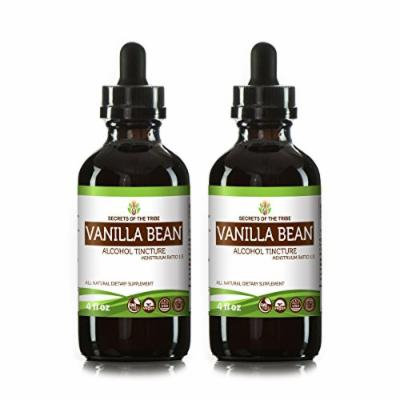 Organic Vanilla Bean Dried Bean Alcohol Tincture Supplement