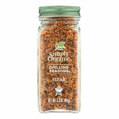 Simply Organic Steak Grilling Seasons - Case of 6 - 2.3 oz.