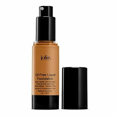 Jolie Oil Free Liquid Foundation - Matte Finish (Golden Tan)