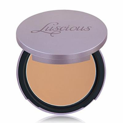 Velvet Matte Oil Control Pressed Powder by Luscious Cosmetics. Vegan and Cruelty Free. (#3 Medium Tan Beige w/ Warm Undertones)
