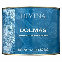 Divina Dolmas Stuffed Grape Leaves - Case of 6 - 4.4
