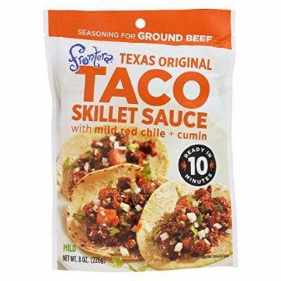 Frontera Foods Texas Original Taco Skillet Sauce - Taco Skillet Sauce - Case of 6 - 8 oz.