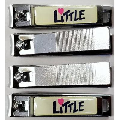 LITTLE BRAND KID'S DELUXE STAINLESS STEEL NAIL CLIPPERS W/ FILE FOR INFANT, TODLER, KID'S, BABY, CHILD (MADE IN KOREA) (6)