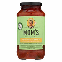 Mom's Pasta Sauce Pasta Sauce - Garlic and Basil - Case of 6 - 24 Fl oz.