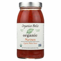 Organico Bello Pasta Sauce - Marinara - Case of 6 - 25 oz.