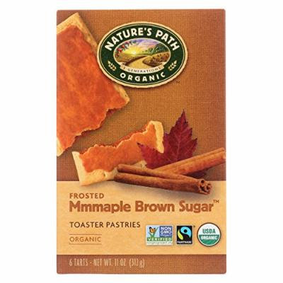 Nature's Path Organic Frosted Toaster Pastries - Mmmaple Brown Sugar - Case of 12 - 11 oz.