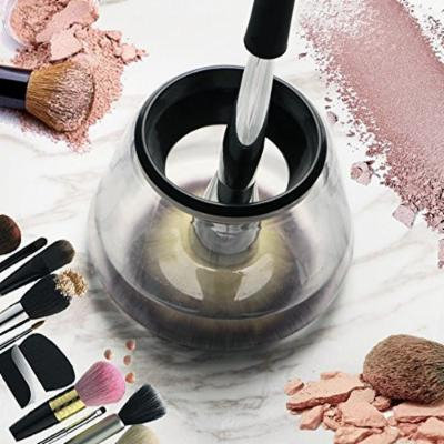 360 Degree Rotation Auto Electric Makeup Brushes Cleaner (Black)