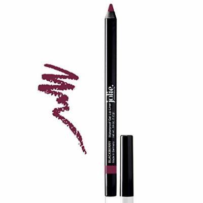 Jolie Cosmetics Waterproof Gel Lip Liner - Super Smooth, Extra Long-Wear (Blackberry)