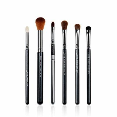 6pcs Makeup Brushes Sets Black/Silver beauty Tools Make Up Brushes Kit Pencil Eye Shader Blend Contour Shadow Lip