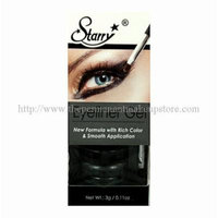 (PACK OF 6) STARRY GEL EYELINER #IGUANA GREEN (BRUSH INCLUDED)