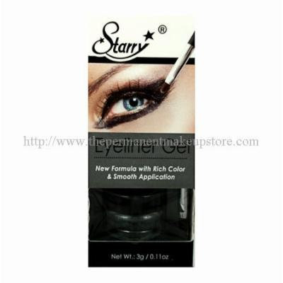 (PACK OF 6) STARRY GEL EYELINER #IGUANA GREEN (BRUSH INCLUDED)