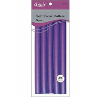 (PACK OF 6) ANNIE SOFT TWIST HAIR ROLLERS #1210