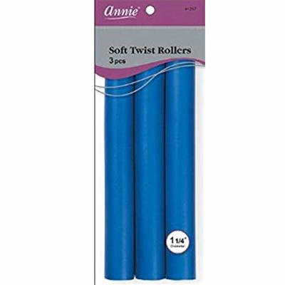 (PACK OF 6) ANNIE SOFT TWIST HAIR ROLLERS #1217