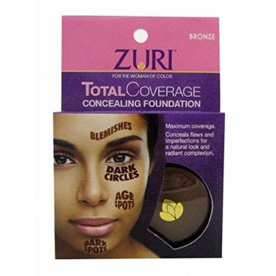 (PACK OF 6) ZURI COSMETICS TOTAL COVERAGE CONCEALING FOUNDATION #BRONZE