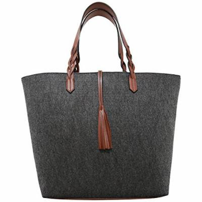 Sally Braided Bohemian Grey Tote