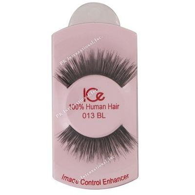 (PACK OF 6) ICE 100% HUMAN HAIR FALSE EYELASHES #013BL
