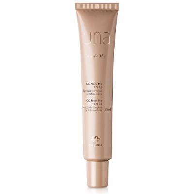 Linha Una ( CC Nude Me) Natura - Base Fluida Tom Castanho 20 FPS 25 (30 Ml) - (Natura Una ( CC Nude Me) Collection - SPF25 Liquid Foundation (Brown 20) 1.01 Fl Oz)