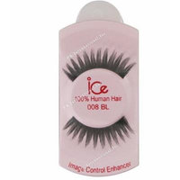 (PACK OF 6) ICE 100% HUMAN HAIR FALSE EYELASHES #008BL