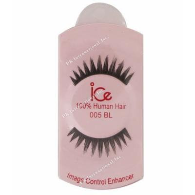 (PACK OF 6) ICE 100% HUMAN HAIR FALSE EYELASHES #005BL
