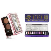 W7 Holiday Kit: In The Night Smokey Shades Eye Colour Palette Tin, 12 Eye Shadows + Brow Parlour The Complete Eyebrow Grooming Kit + FREE Curad Dazzle Bandages, 25 Ct.