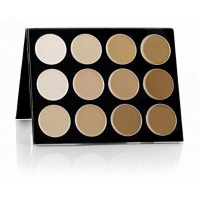 Mehron Makeup Foundation: Celebre Pro-HD 12-Color Contour & Highlighting Palette- Velvet Finish and Free Mehron Celebre Pro-HD Loose Mineral Powder- Translucent