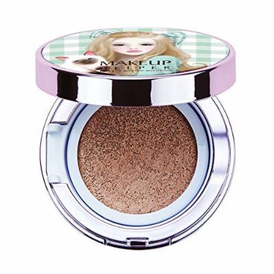MAKEUP HELPER DOUBLE CUSHION GREEN TEA BLOSSOM 13g #21 Natural Beige (Chic Lady)