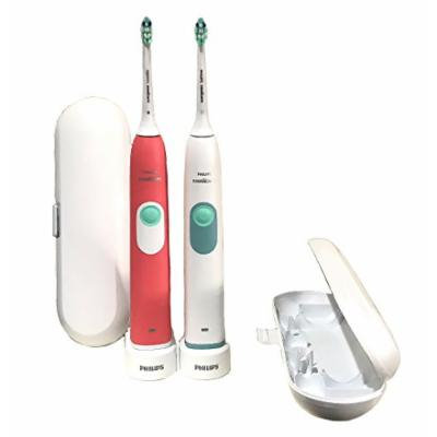 Philips Sonicare 2 Series Limited Edition Plaque Control Sonic Electric Rechargeable Toothbrush with Quadpacer and Smartimer (Pink/White)