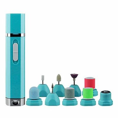 Professional 9 in 1 Electric Nail Manicure Pedicure Grooming Device Set Beauty Nail Care Tool For Polishing Shaping Removing Hard Cracked Dead Skin