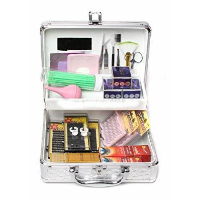 Mink False Lashes Individual Extension Eyelash Micro Brushes Glue Tools Kit Case