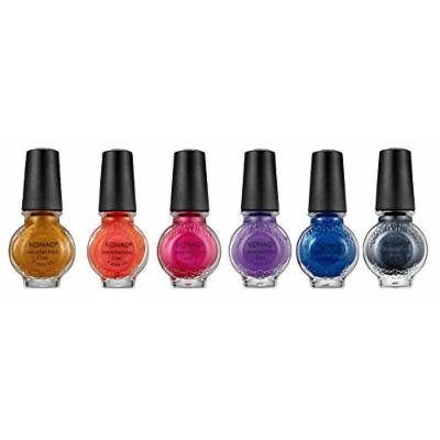 Konad Nail Art Stamping Polish 11ml - Set of 6 (PEARL SET)