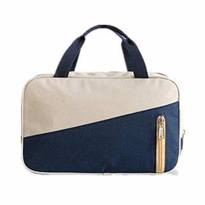WIN Large Make Up Bag,Waterproof Nylon Toiletry Bag torage Make Up Pouch For Women Men (Khaki)