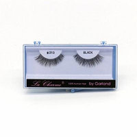 (PACK OF 6) PREMIUM 100% NATURAL HAIR EYELASHES WITH HARD BLUE CASE, #213