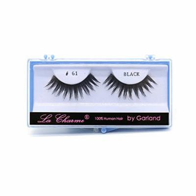 (PACK OF 12) PREMIUM 100% NATURAL HAIR EYELASHES WITH HARD BLUE CASE, #61