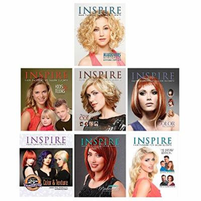 INSPIRE Beauty Hairstyles Stylist Salon Client Ideas Package 7 Books BK-V2018