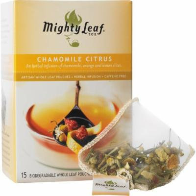 Mighty Leaf Whole Leaf Tea Bags Chamomile Citrus 15-ct