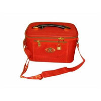 Cosmetic Case,train Case,beauty Case,travel Case,makeup with Inside Pocket (Red)