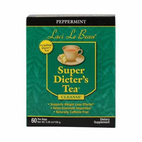 2 Packs of Laci Le Beau Super Dieter's Tea Peppermint - 60 Tea Bags