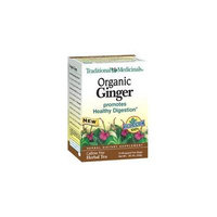 Traditional Medicinals Herbal Teas, Organic Ginger, 16 Tea Bags (Pack of 3)