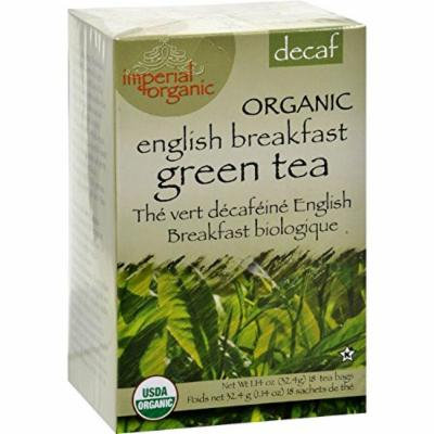 Uncle Lees Teas Imperial Organic Green Decaf English Breakfast Tea, Decaf English Breakfast 18 Bags by Uncle Lee'S Tea