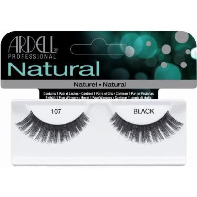 Ardell Fashion Lashes False Eyelashes - #107 Black (Pack of 4) by Ardell