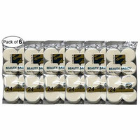Beauty Basics Cosmetic Round Sponges (24 In 1 Pack) (Pack of 6)