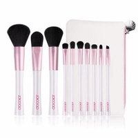 Docolor Makeup Case Professional Foundation Blending Face Powder Brushes Mermaid Brush Set