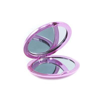 Glam & Beauty Compact Mirror, Pink, 2-Pack